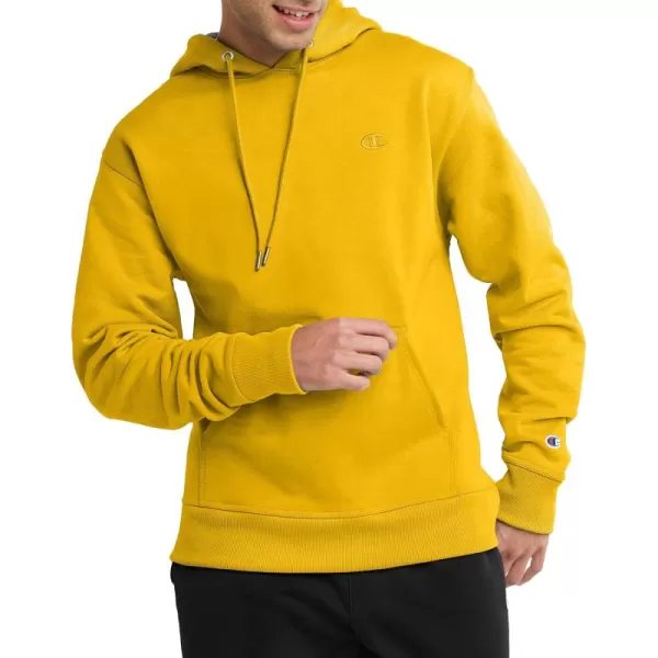 imageChampion Powerblend Fleece Comfortable Hoodie Sweatshirt for Men Reg Or Big ampamp TallTeam Gold C Logo