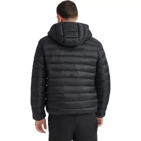 imageChampion Mens Performance Lightweight Puffer Jacket with HoodBlack
