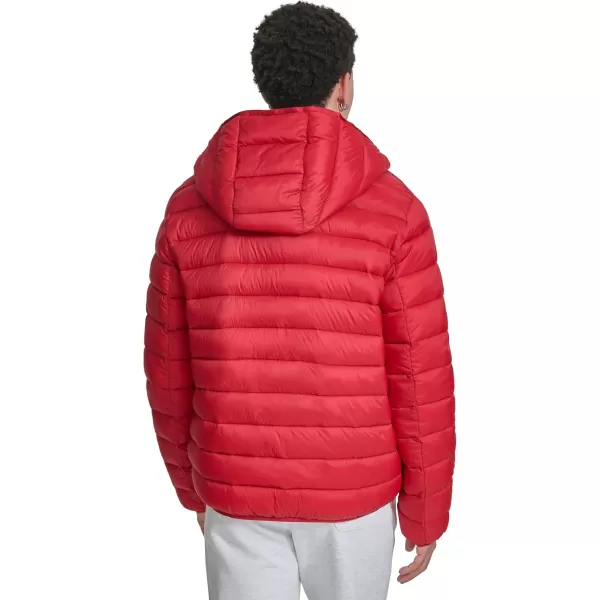 imageChampion Mens Performance Lightweight Puffer Jacket with HoodChili Pepper