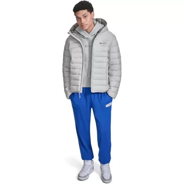 imageChampion Mens Performance Lightweight Puffer Jacket with HoodIce