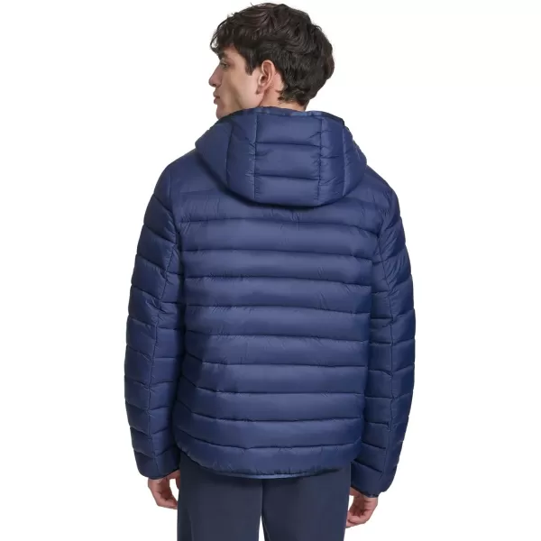 imageChampion Mens Performance Lightweight Puffer Jacket with HoodPeacoat