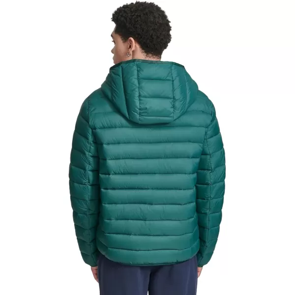 imageChampion Mens Performance Lightweight Puffer Jacket with HoodRainforest