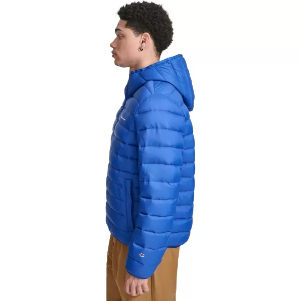 imageChampion Mens Performance Lightweight Puffer Jacket with HoodSurf the Web