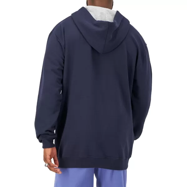 imageChampion Mens Powerblend Fleece Hoodie Champion 19 Reg or Big ampamp TallNavy Champion 19