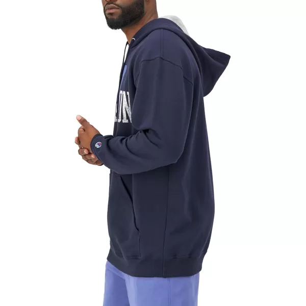 imageChampion Mens Powerblend Fleece Hoodie Champion 19 Reg or Big ampamp TallNavy Champion 19