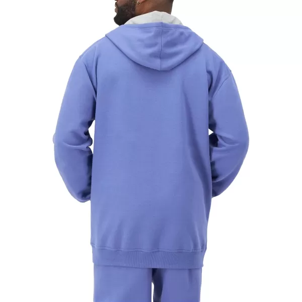 imageChampion Mens Powerblend Fleece Hoodie Champion 19 Reg or Big ampamp TallStone Crush Blue Champion 19