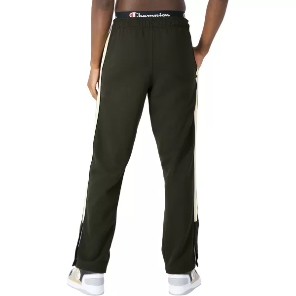 imageChampion Mens Snap Away Pants Powerblend Fleece Taped Tear Away Pants for Men 32quotArmy C Patch Logo