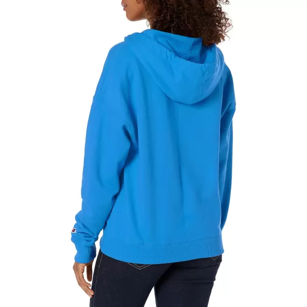 imageChampion Womens Fullzip Hoodie Powerblend Fleece Sweatshirt Hoodie Sweatshirt for Women Plus Size AvailableBlue Jay Small Script