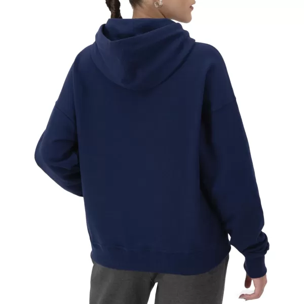 imageChampion Womens Hoodie Powerblend Fleece Comfortable Hoodie Sweatshirt for Women Plus Size AvailableAthletic Navy