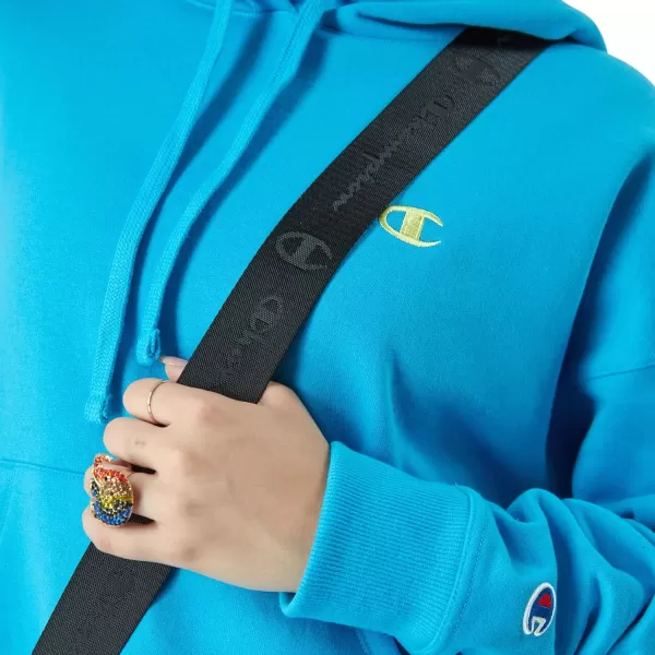 imageChampion Womens Hoodie Powerblend Fleece Comfortable Hoodie Sweatshirt for Women Plus Size AvailableNew Palatinate Blue C Logo