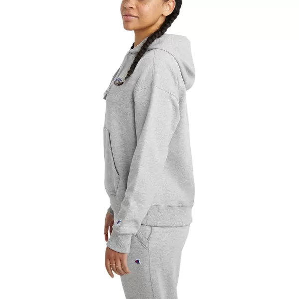 imageChampion Womens Hoodie Powerblend Fleece Comfortable Hoodie Sweatshirt for Women Plus Size AvailableOxford Gray Script