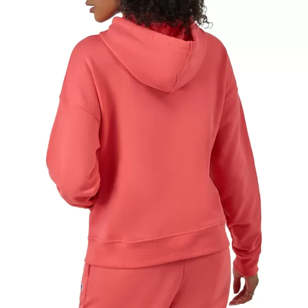 imageChampion Womens Hoodie Powerblend Fleece Comfortable Hoodie Sweatshirt for Women Plus Size AvailableSpirited Pink Script