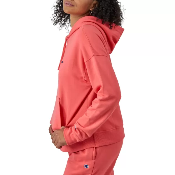 imageChampion Womens Hoodie Powerblend Fleece Comfortable Hoodie Sweatshirt for Women Plus Size AvailableSpirited Pink Script