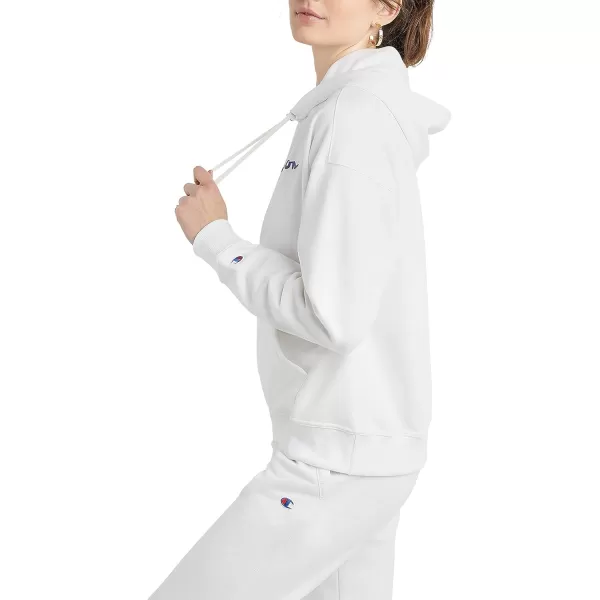 imageChampion Womens Hoodie Powerblend Fleece Comfortable Hoodie Sweatshirt for Women Plus Size AvailableWhite Script