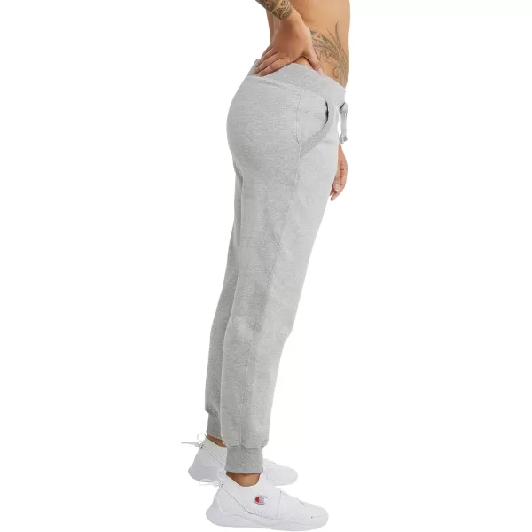 imageChampion Womens Joggers Powerblend Fleece Joggers Comfortable Pants for Women 29quot Plus Size AvailableOxford Gray