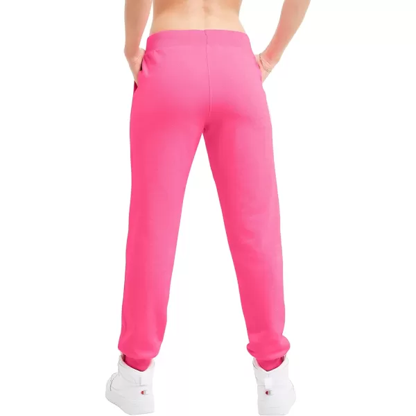 imageChampion Womens Powerblend Joggers Retired ColorsJoyful Pink Puff Script