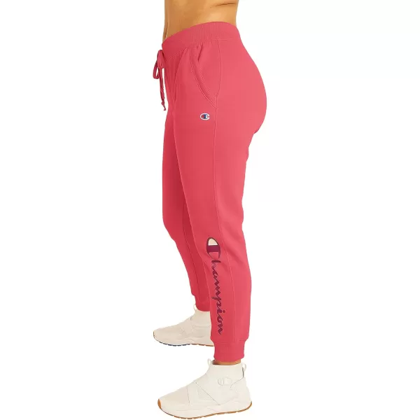 imageChampion Womens Powerblend Joggers Retired ColorsPinky Peach Script