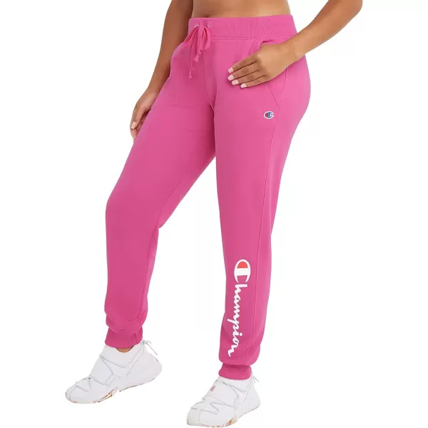 imageChampion Womens Powerblend Joggers Retired ColorsWow Pink Script