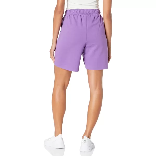 imageChampion Womens Shorts Powerblend Fleece Shorts Comfortable Shorts for Women 65quotCreative Mauve