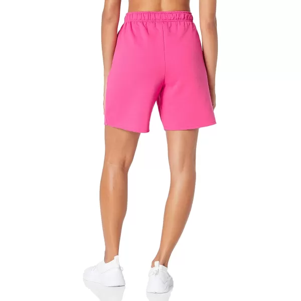 imageChampion Womens Shorts Powerblend Fleece Shorts Comfortable Shorts for Women 65quotWow Pink