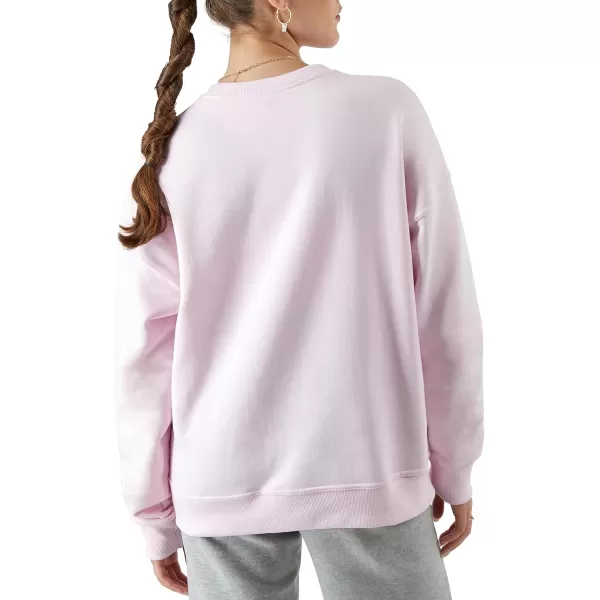 imageChampion Womens Sweatshirt Powerblend Crewneck for Women Script Plus Size AvailableChantilly Pink C Logo