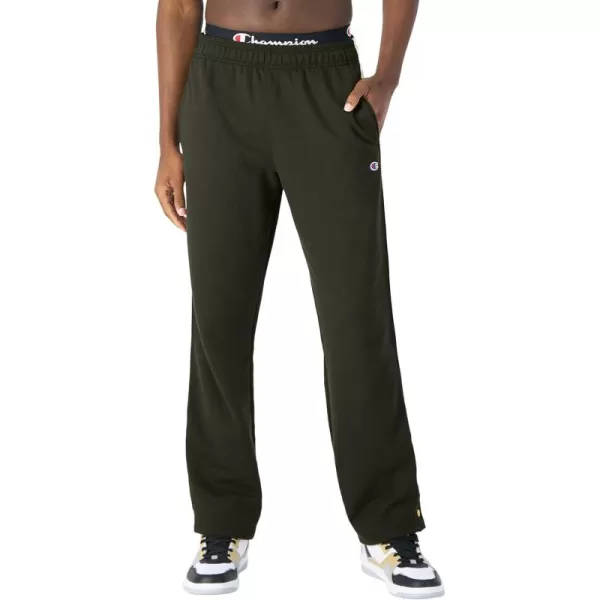 imageChampion Mens Snap Away Pants Powerblend Fleece Taped Tear Away Pants for Men 32quotArmy C Patch Logo