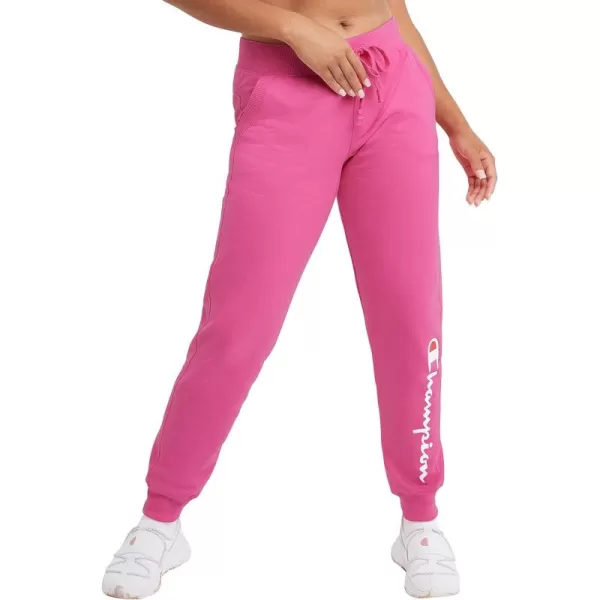 imageChampion Womens Powerblend Joggers Retired ColorsWow Pink Script