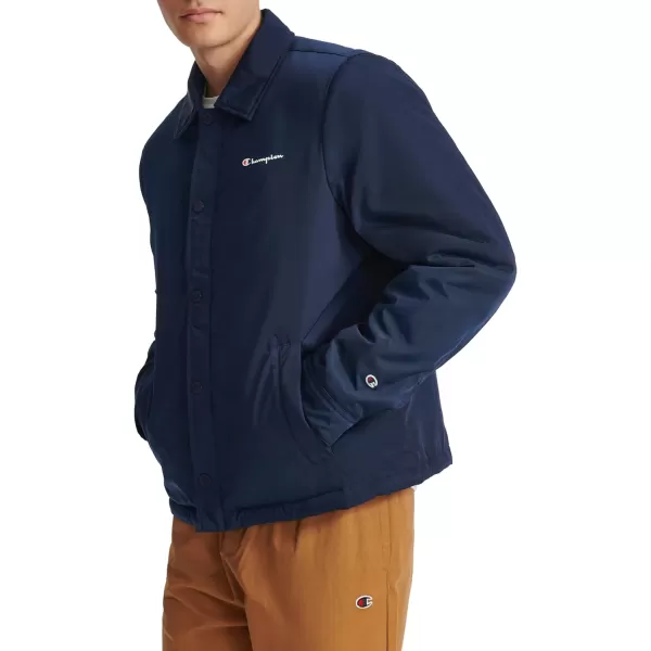 imageChampion Mens Active WaterResistant Coaches JacketPeacoat