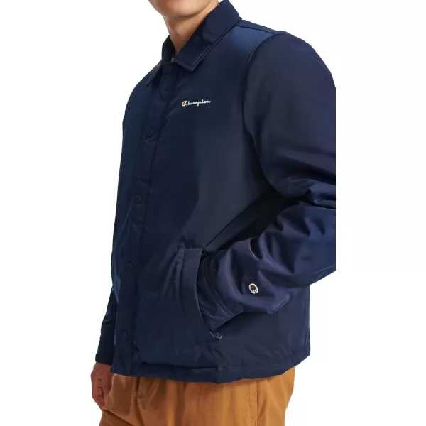 imageChampion Mens Active WaterResistant Coaches JacketPeacoat