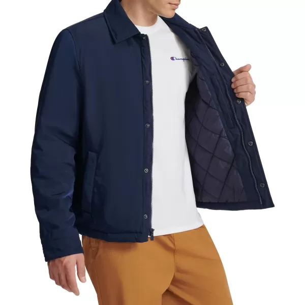 imageChampion Mens Active WaterResistant Coaches JacketPeacoat