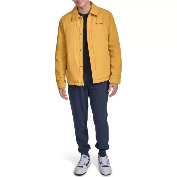 imageChampion Mens Active WaterResistant Coaches JacketSunflower