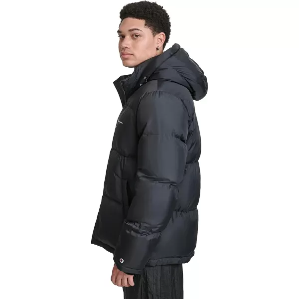 imageChampion Mens Heavy Weight Puffer with Adjustable HoodBlack