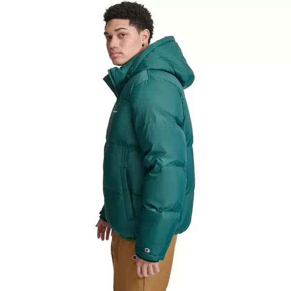 imageChampion Mens Heavy Weight Puffer with Adjustable HoodRainforest