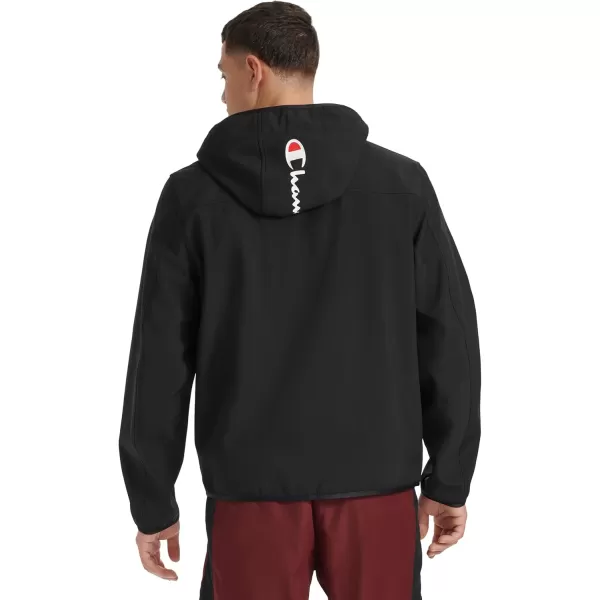 imageChampion Mens Lightweight Active Soft Shell Jacket With HoodBlack