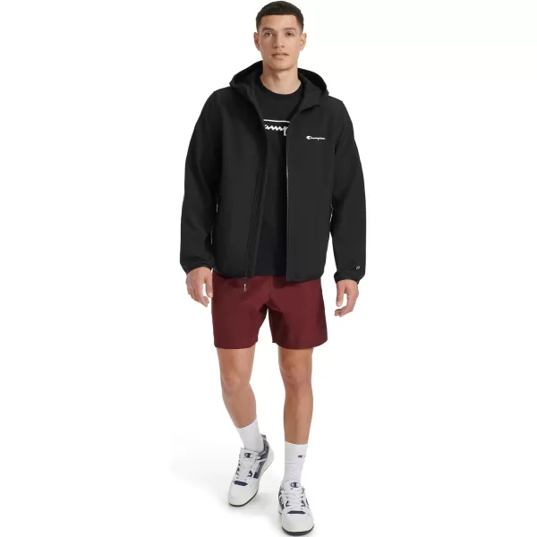 imageChampion Mens Lightweight Active Soft Shell Jacket With HoodBlack