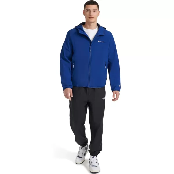 imageChampion Mens Lightweight Active Soft Shell Jacket With HoodBlue