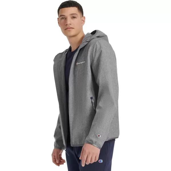 imageChampion Mens Lightweight Active Soft Shell Jacket With HoodHeather Grey