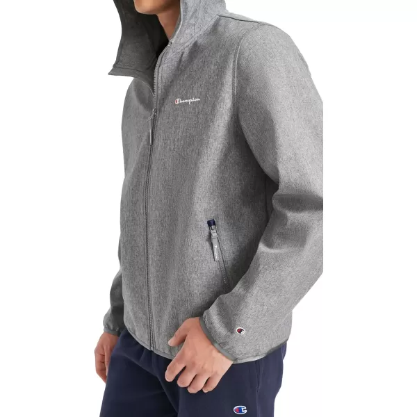 imageChampion Mens Lightweight Active Soft Shell Jacket With HoodHeather Grey
