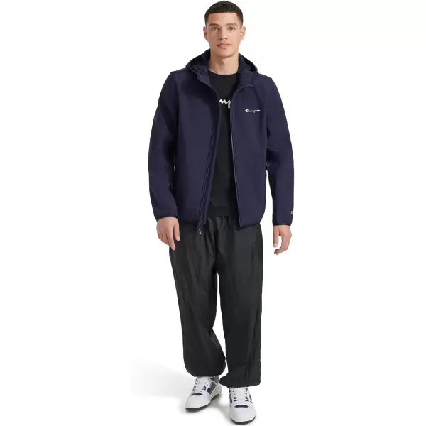 imageChampion Mens Lightweight Active Soft Shell Jacket With HoodPeacoat