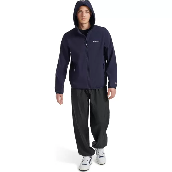 imageChampion Mens Lightweight Active Soft Shell Jacket With HoodPeacoat