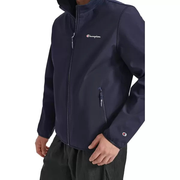 imageChampion Mens Lightweight Active Soft Shell Jacket With HoodPeacoat