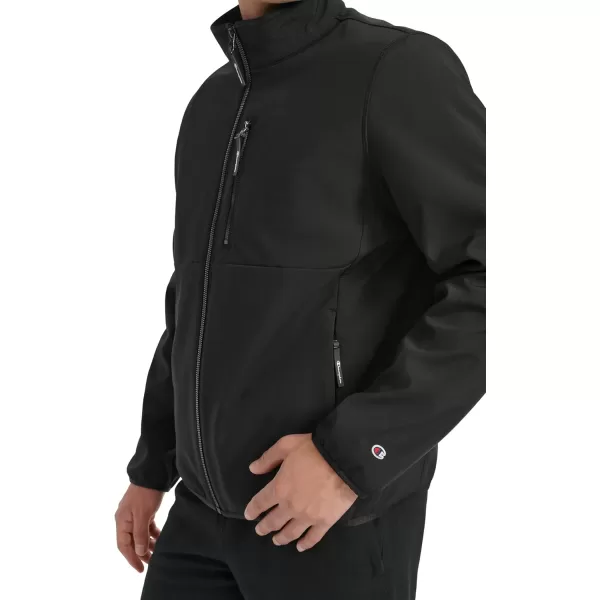 imageChampion Mens Lightweight Active Soft Shell Jacket with Stand CollarBlack