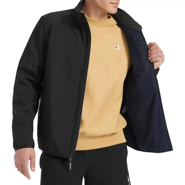 imageChampion Mens Lightweight Active Soft Shell Jacket with Stand CollarBlack