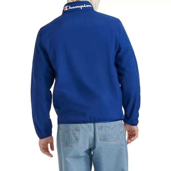imageChampion Mens Lightweight Active Soft Shell Jacket with Stand CollarBlue