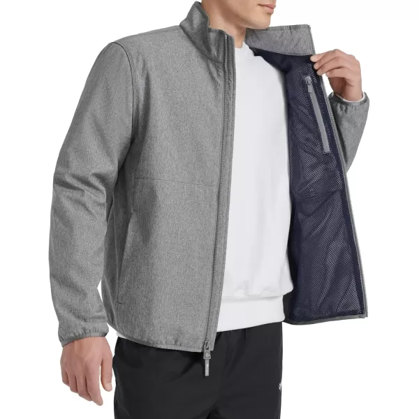 imageChampion Mens Lightweight Active Soft Shell Jacket with Stand CollarHeather Grey