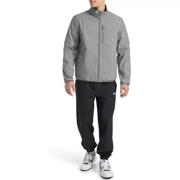 imageChampion Mens Lightweight Active Soft Shell Jacket with Stand CollarHeather Grey