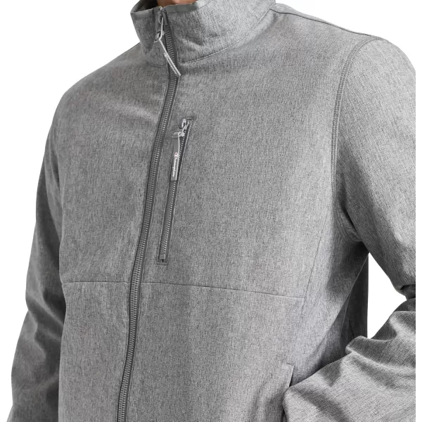 imageChampion Mens Lightweight Active Soft Shell Jacket with Stand CollarHeather Grey