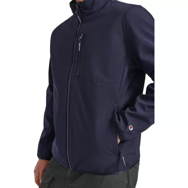 imageChampion Mens Lightweight Active Soft Shell Jacket with Stand CollarPeacoat