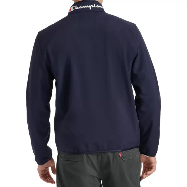 imageChampion Mens Lightweight Active Soft Shell Jacket with Stand CollarPeacoat