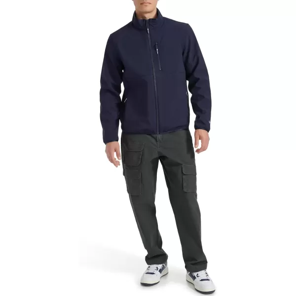 imageChampion Mens Lightweight Active Soft Shell Jacket with Stand CollarPeacoat